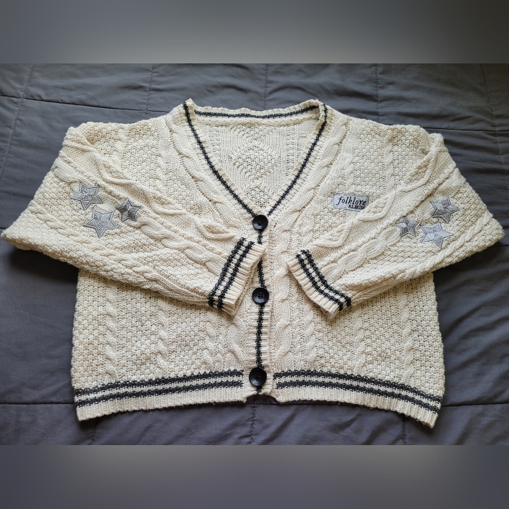 Original OFFICIAL Taylor Swift Merch Folklore Cardigan XS/S
